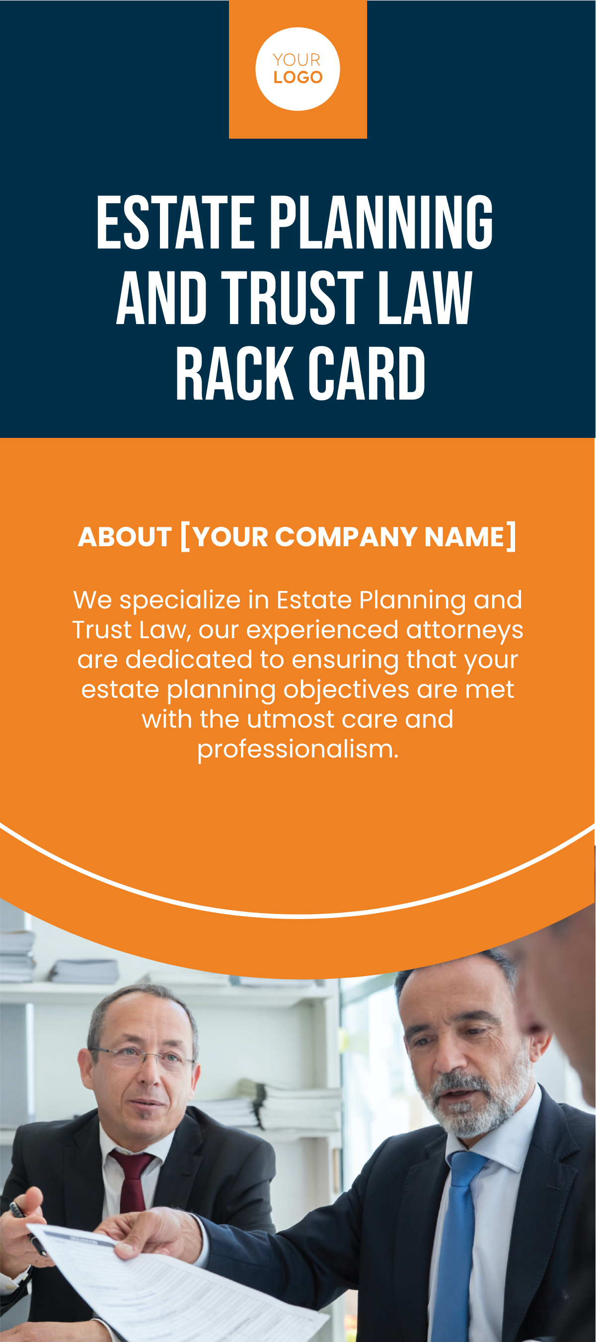 Estate Planning and Trust Law Rack Card