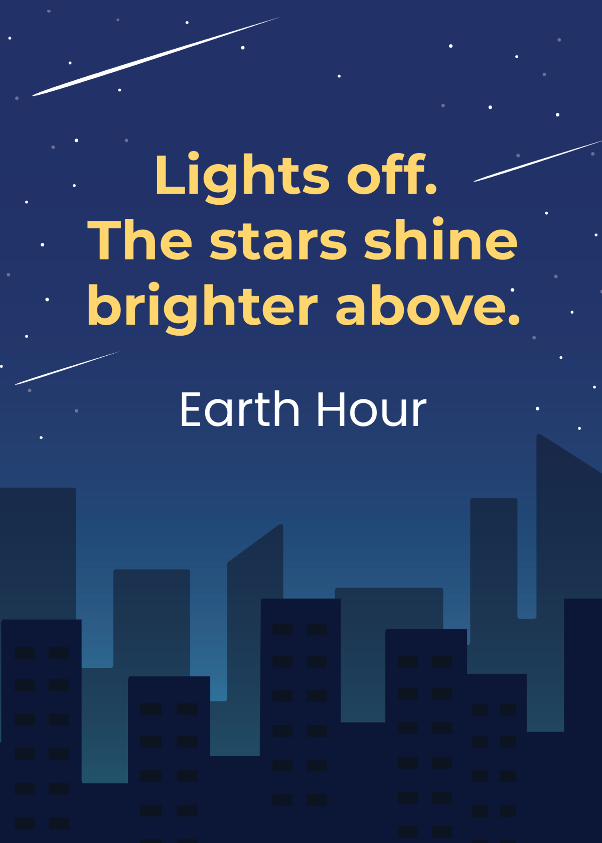  Earth Hour Invitation Card Template