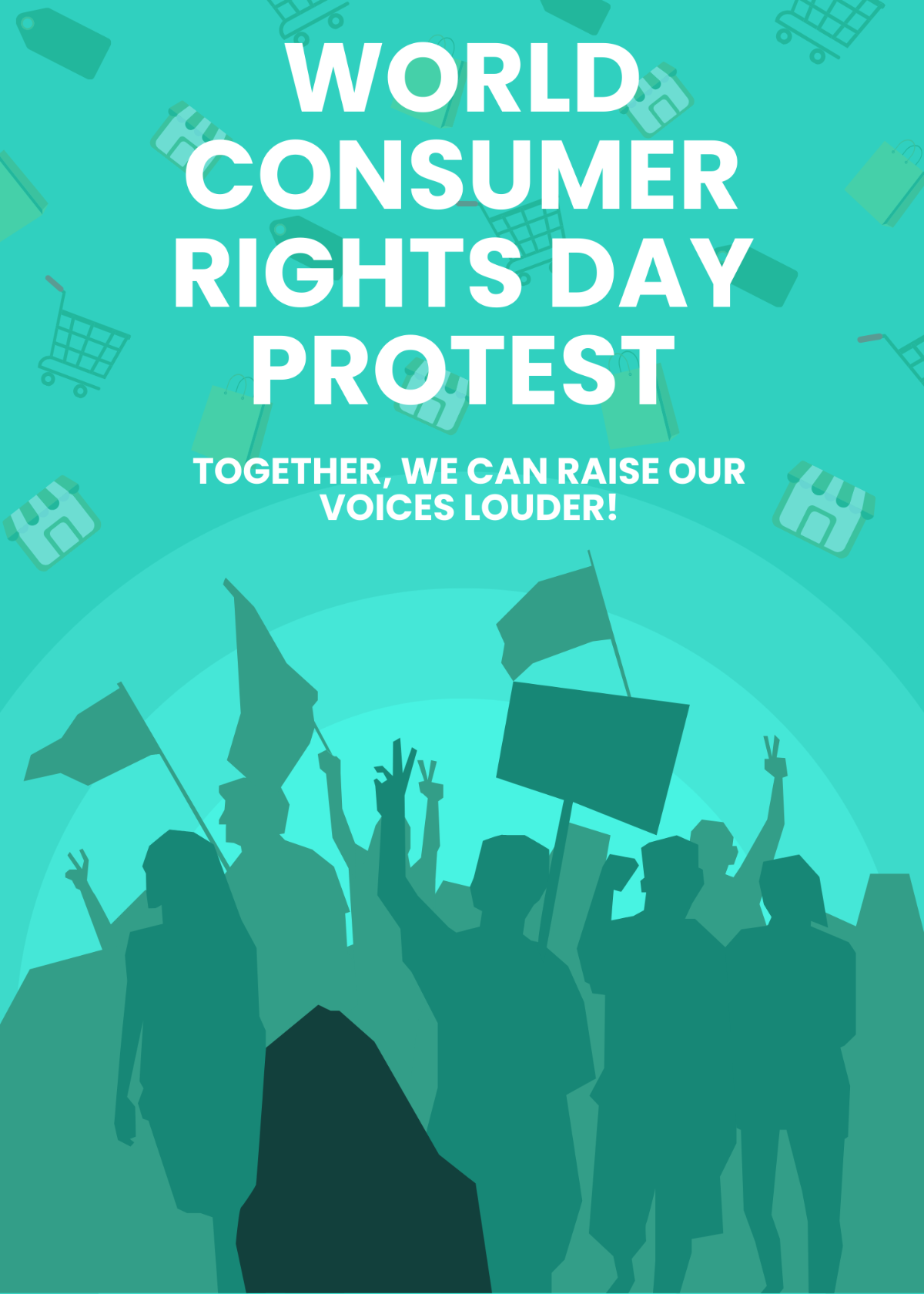  World Consumer Rights Day Invitation Card Template