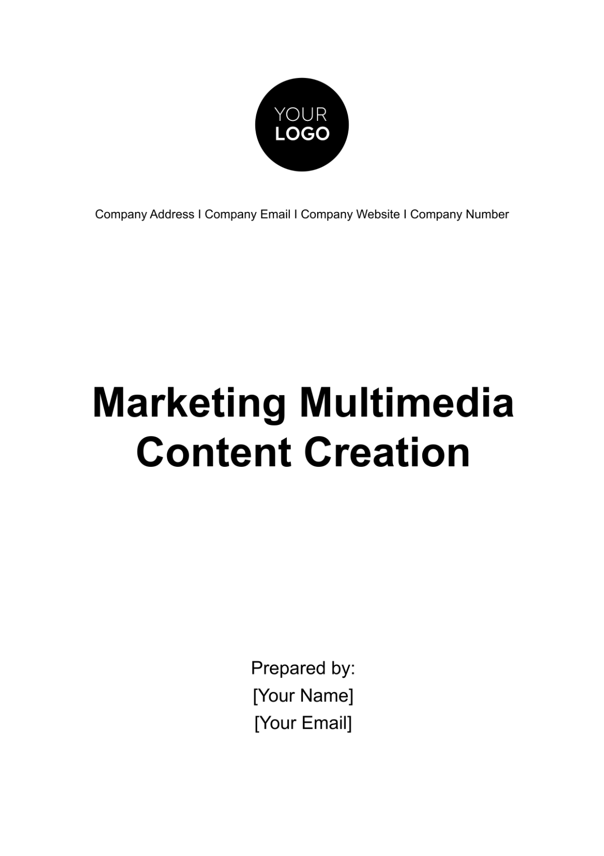 Marketing Multimedia Content Creation Guide Template - Edit Online & Download