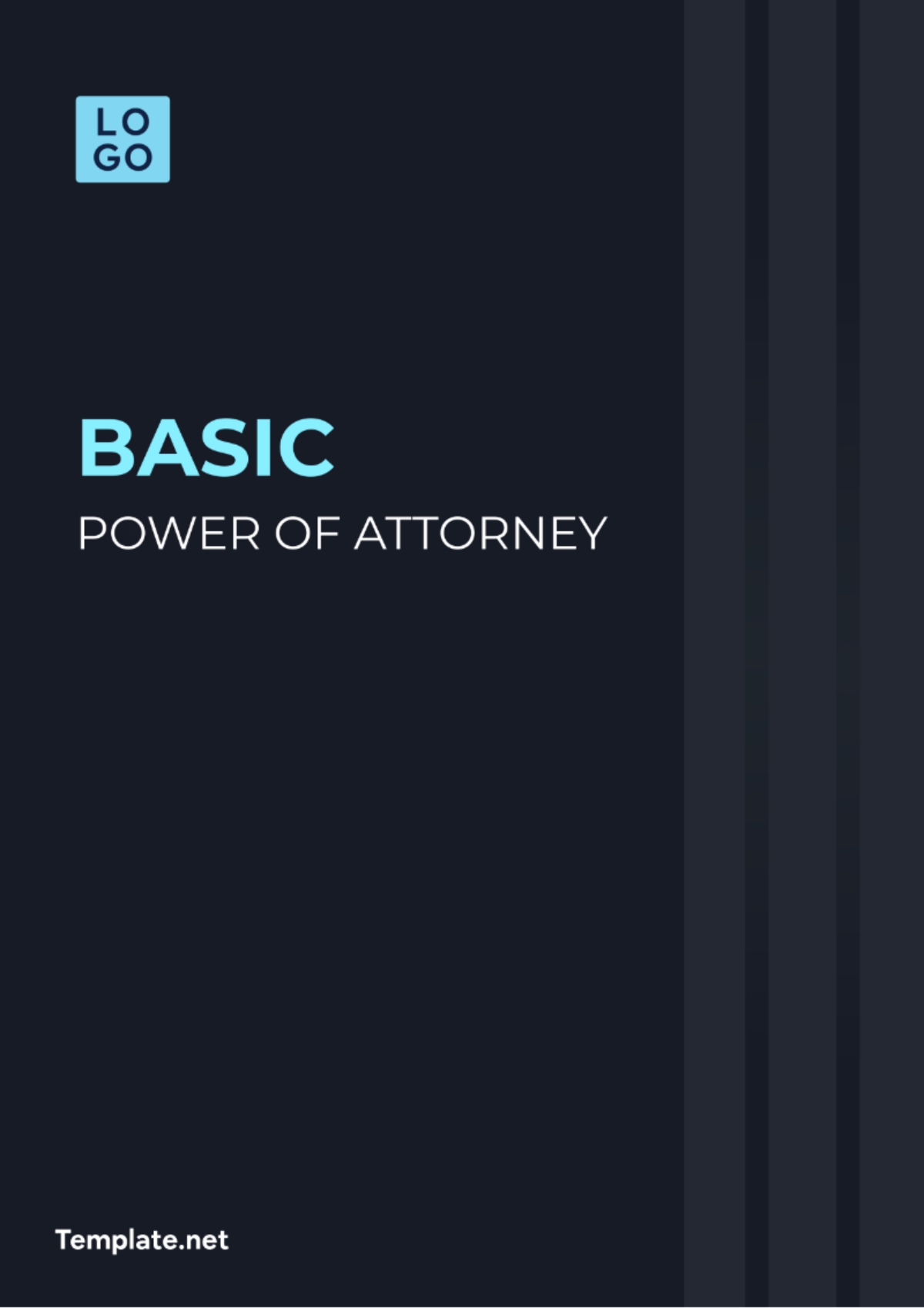 Basic Power of Attorney Template - Edit Online & Download