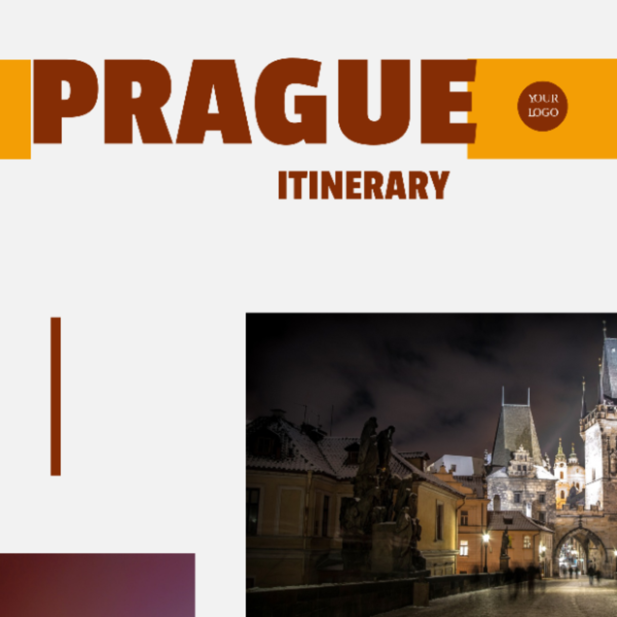 2 Day Prague Itinerary Template - Edit Online & Download