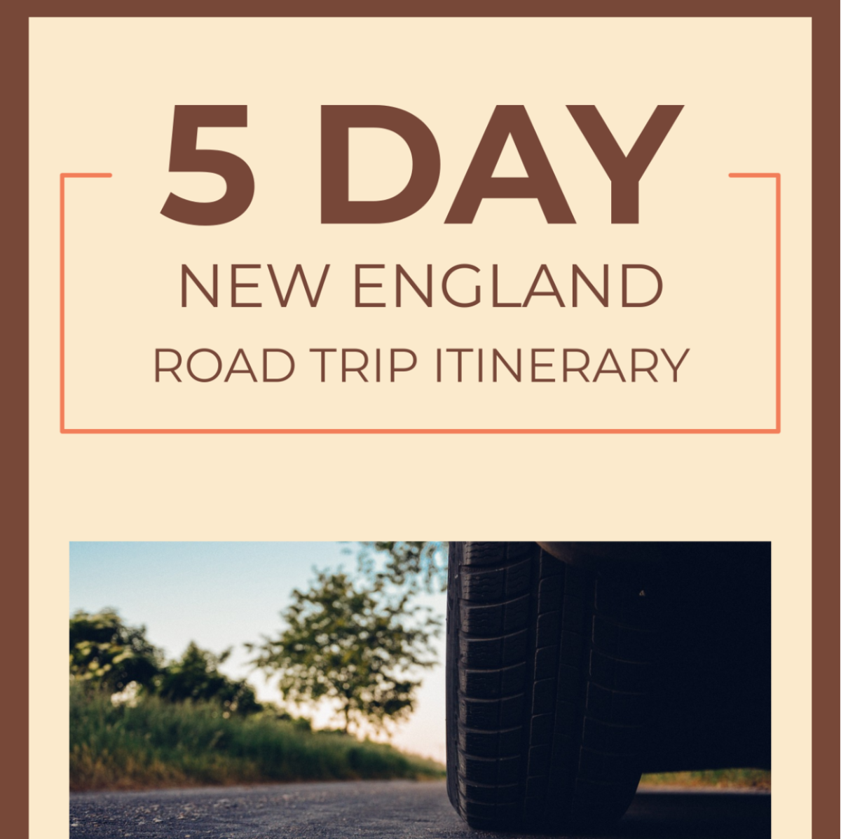 5 Day New England Road Trip Itinerary Template - Edit Online & Download