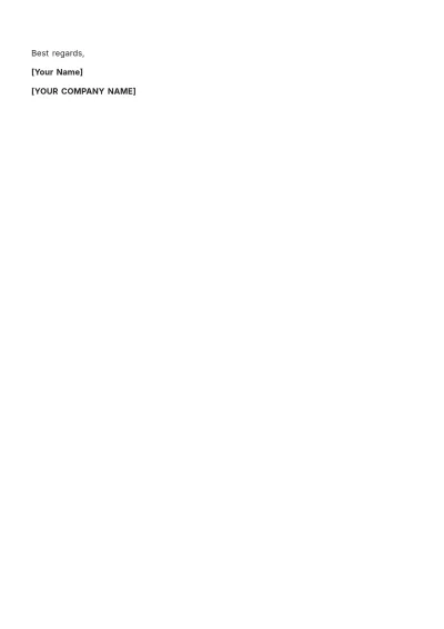 Free Payment Arrangement Letter Template to Edit Online