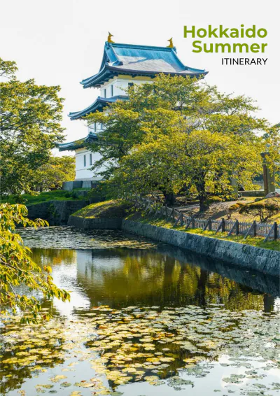 Free Hokkaido Summer Itinerary Template to Edit Online