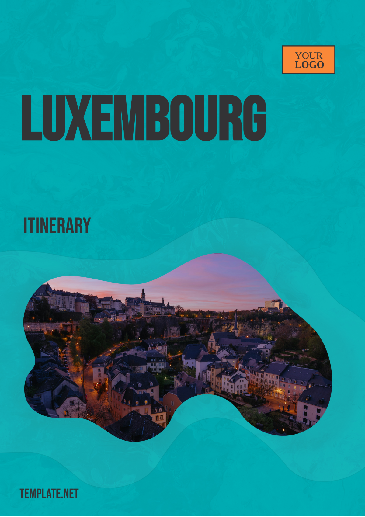 Luxembourg Itinerary Template - Edit Online & Download