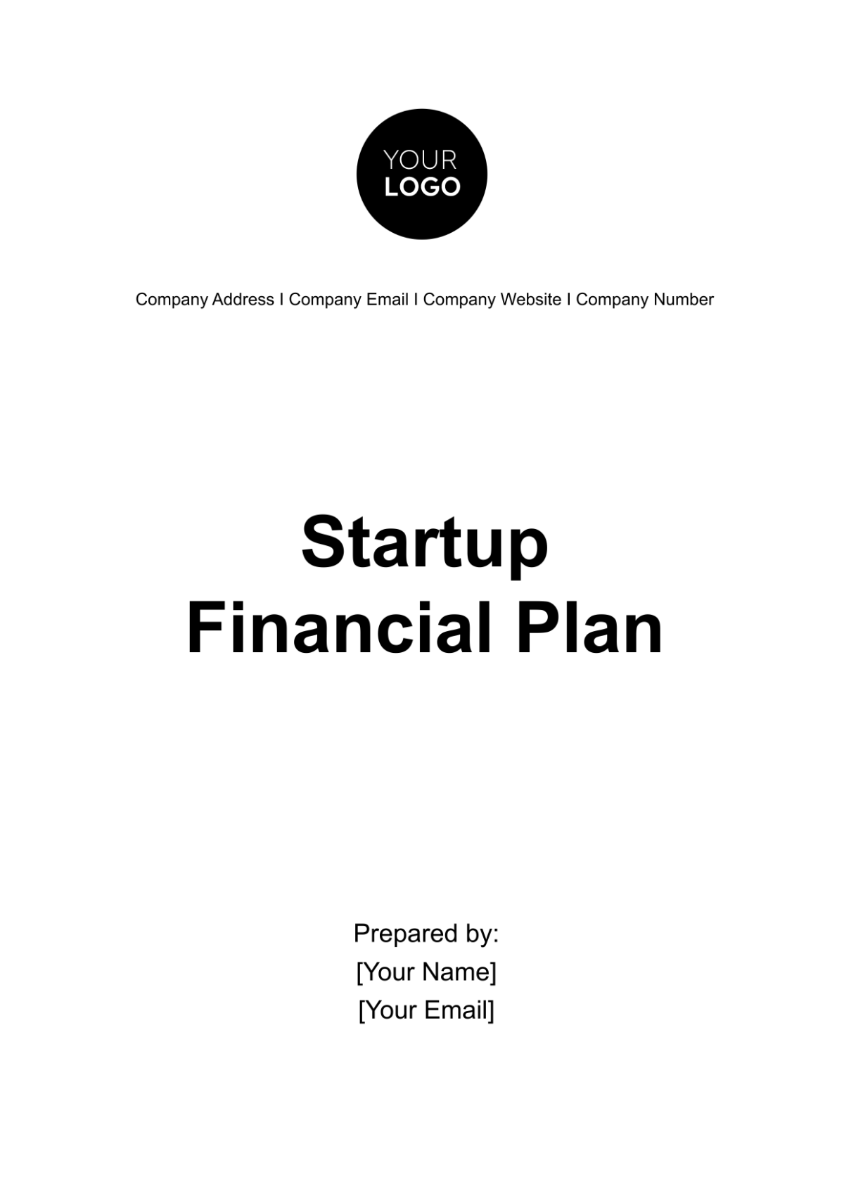 Startup Financial Plan Template - Edit Online & Download