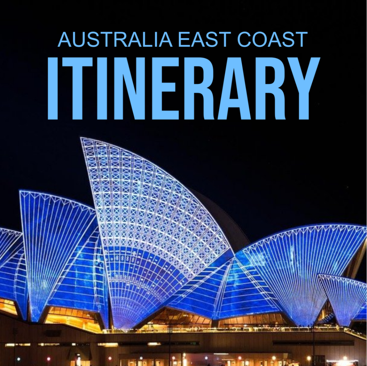 Australia East Coast Itinerary Template - Edit Online & Download