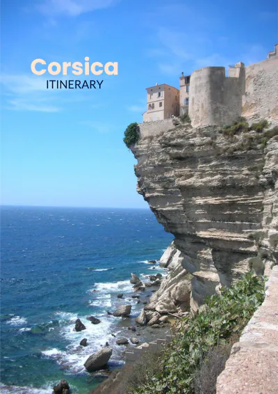 Free Corsica Itinerary Template to Edit Online