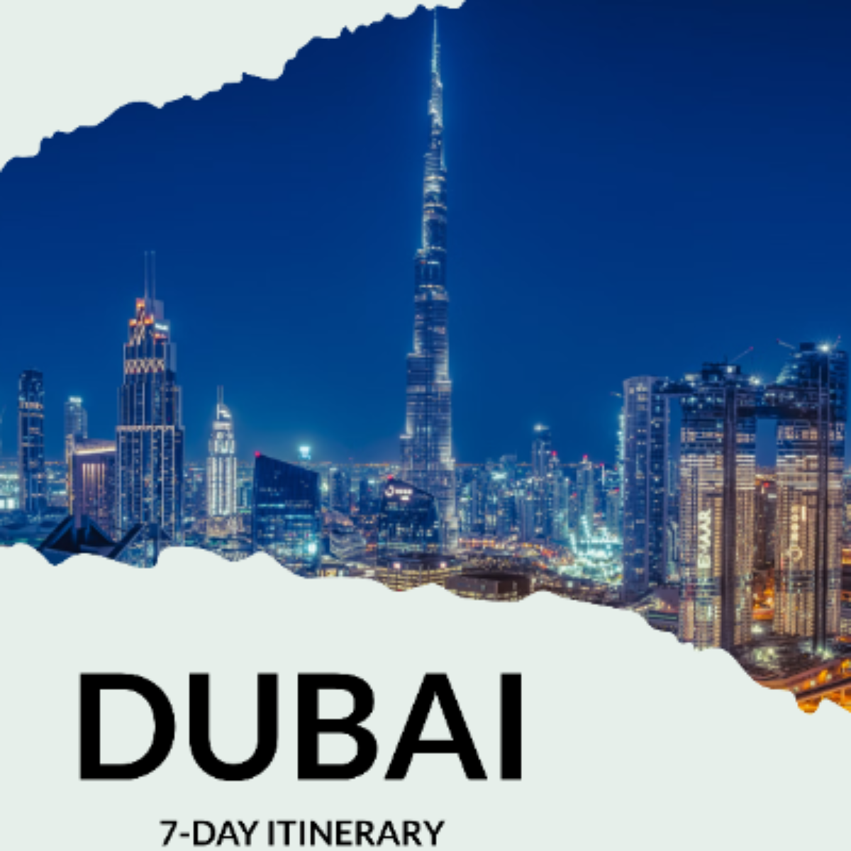 7 Day Dubai Itinerary Template - Edit Online & Download