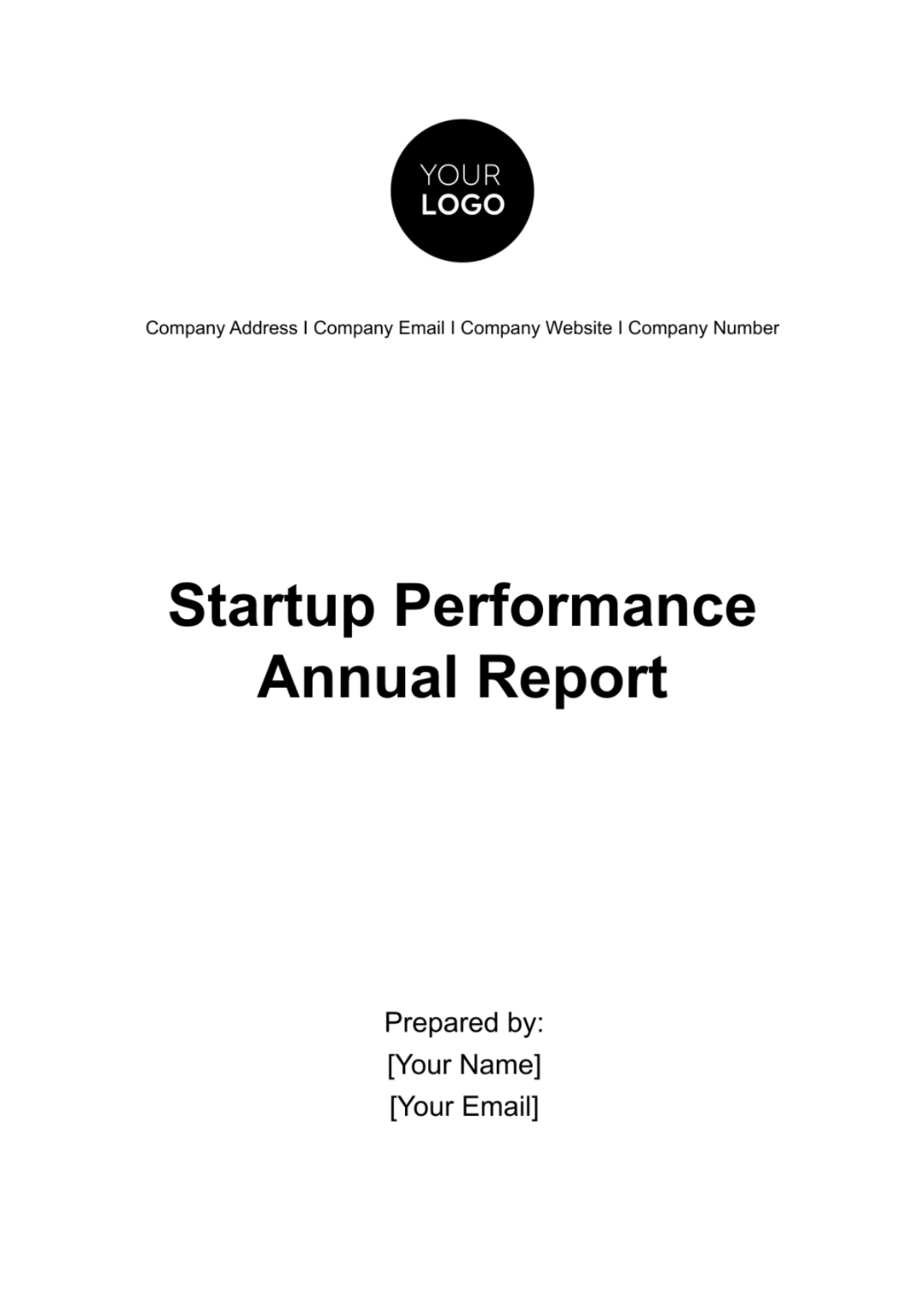 Startup Annual Performance Report Template - Edit Online & Download