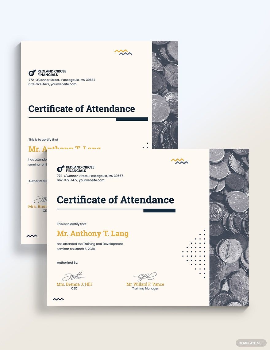 training-attendance-certificate