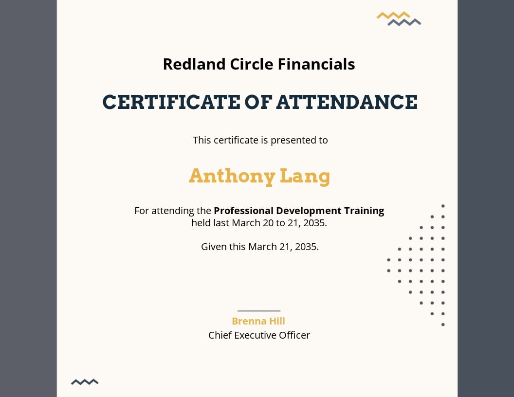 certificate of attendance - crhea Regarding Conference Certificate Of Attendance Template