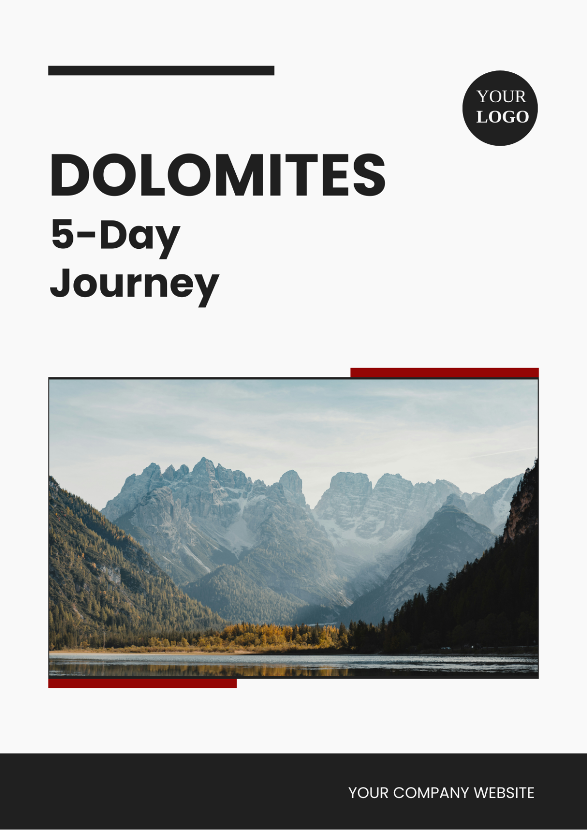 5 Day Dolomites Itinerary Template - Edit Online & Download