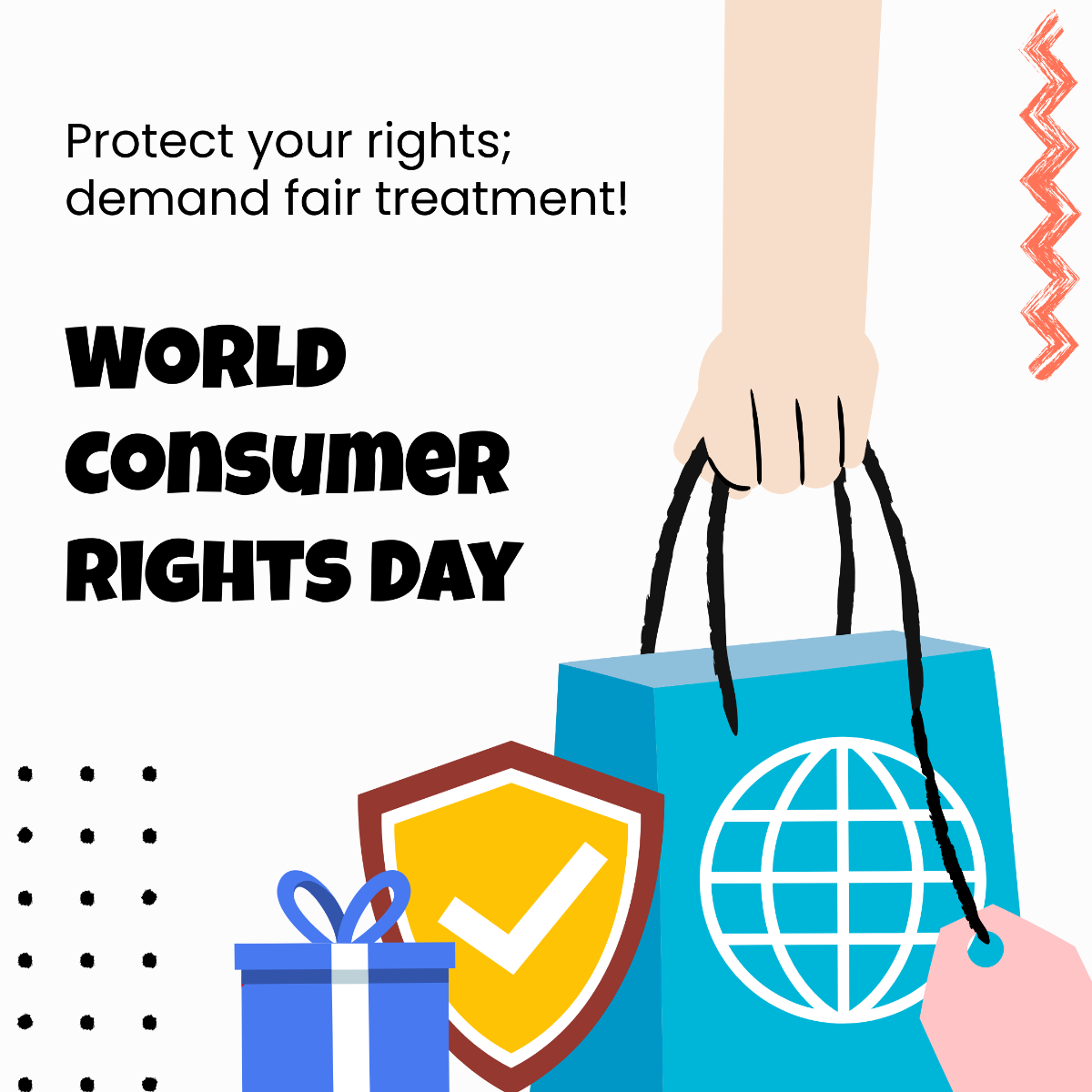 Free  World Consumer Rights Day Instagram Post Template