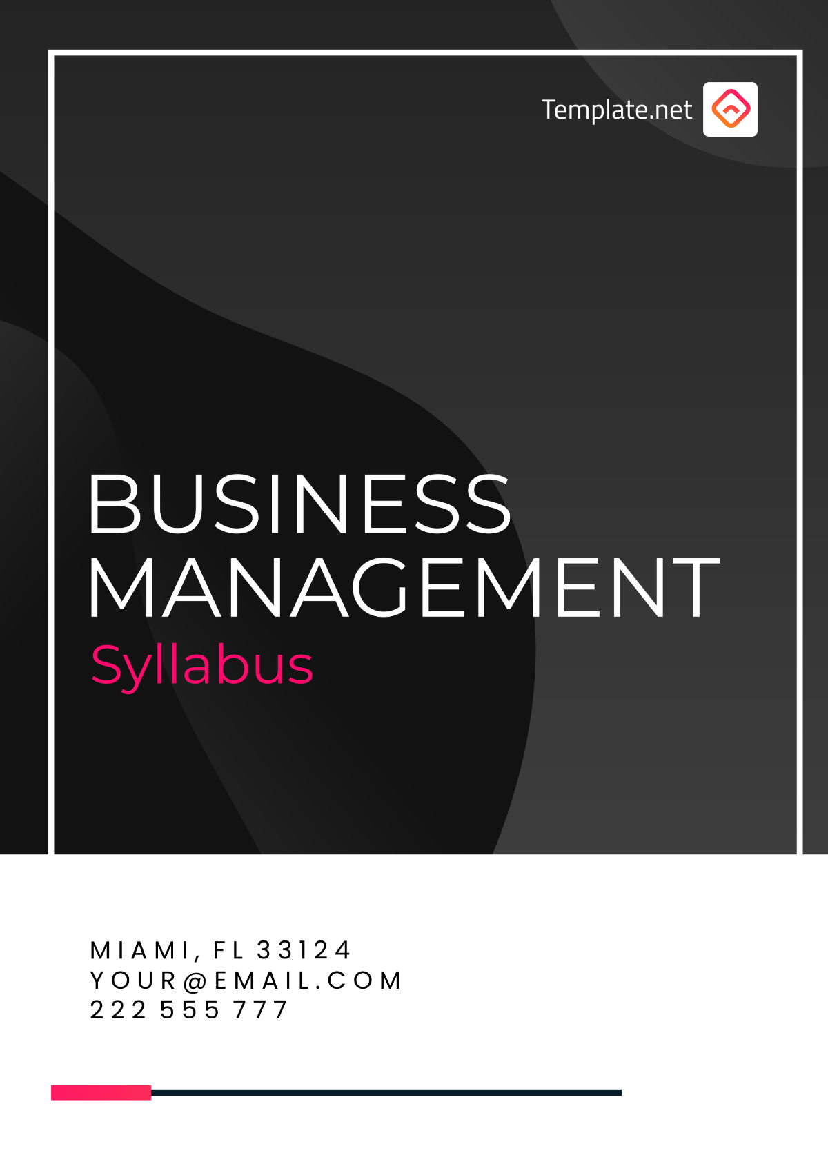 Business Syllabus Template - Edit Online & Download