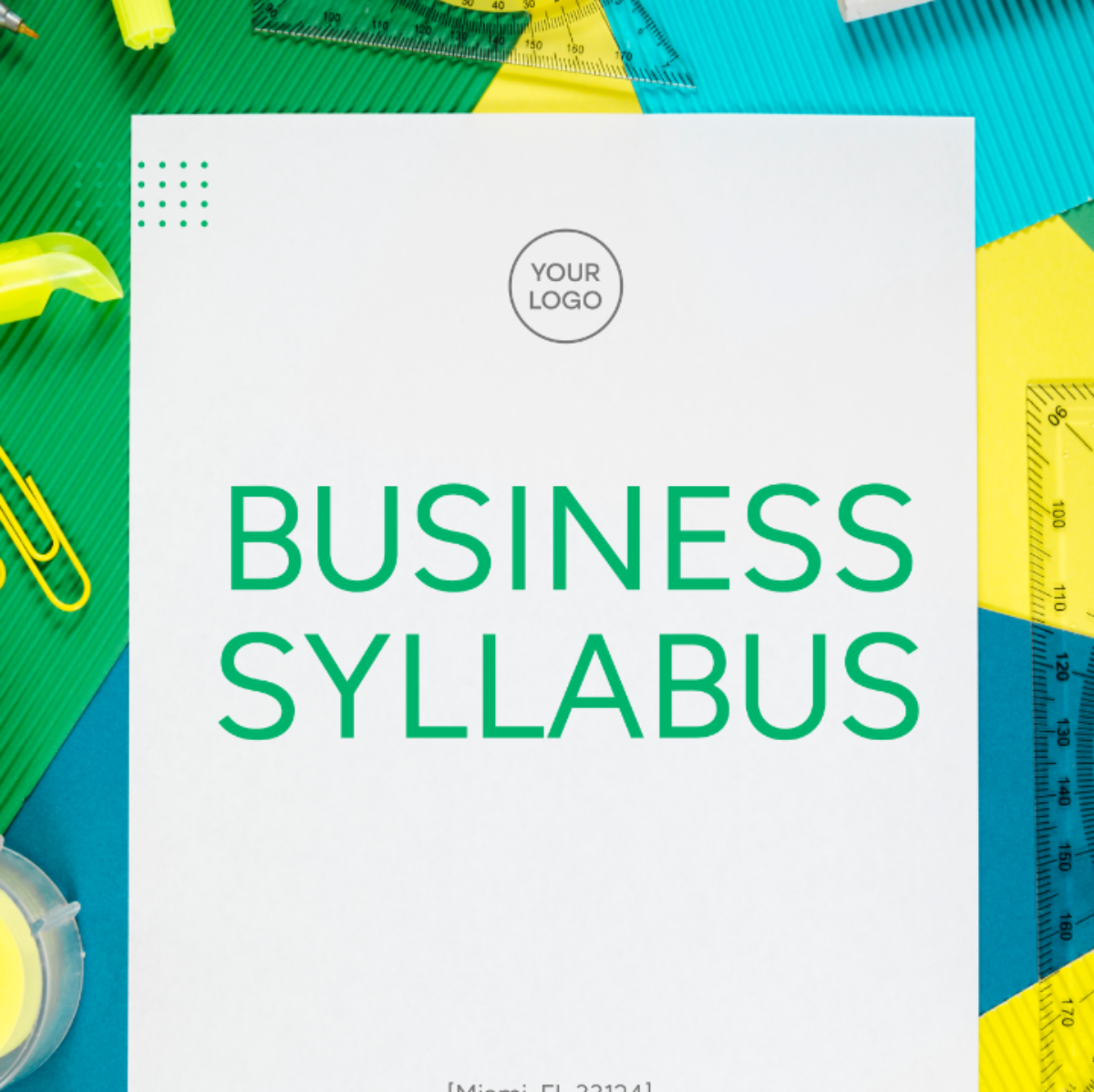 Business Syllabus Template - Edit Online & Download