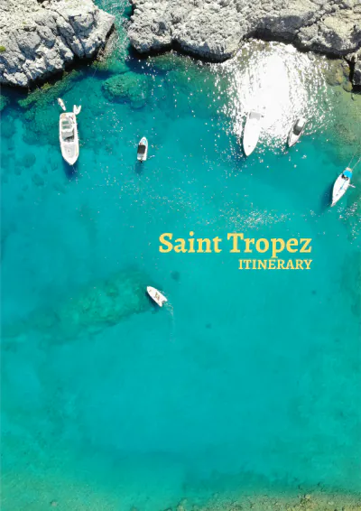 Free Saint Tropez Itinerary Template to Edit Online