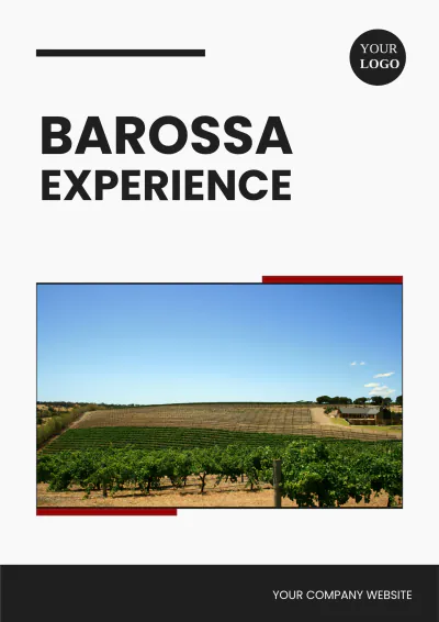 Free Barossa Itinerary Template to Edit Online