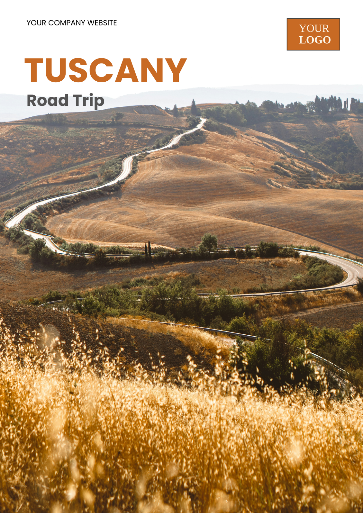 Tuscany Road Trip Itinerary Template - Edit Online & Download