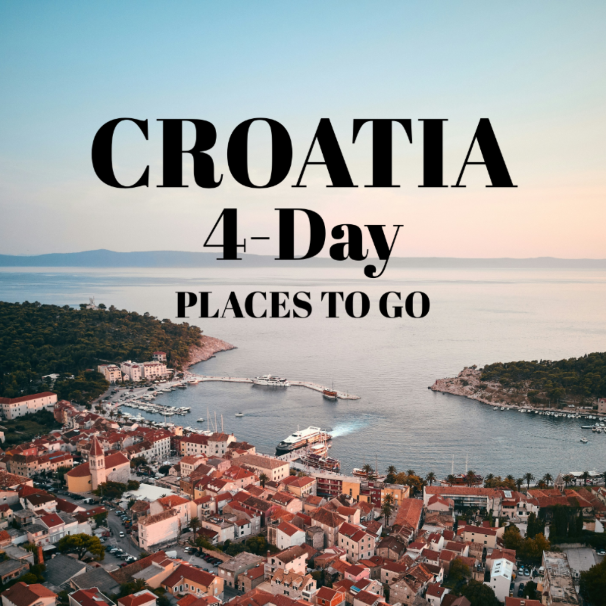 4 Day Croatia Itinerary Template - Edit Online & Download