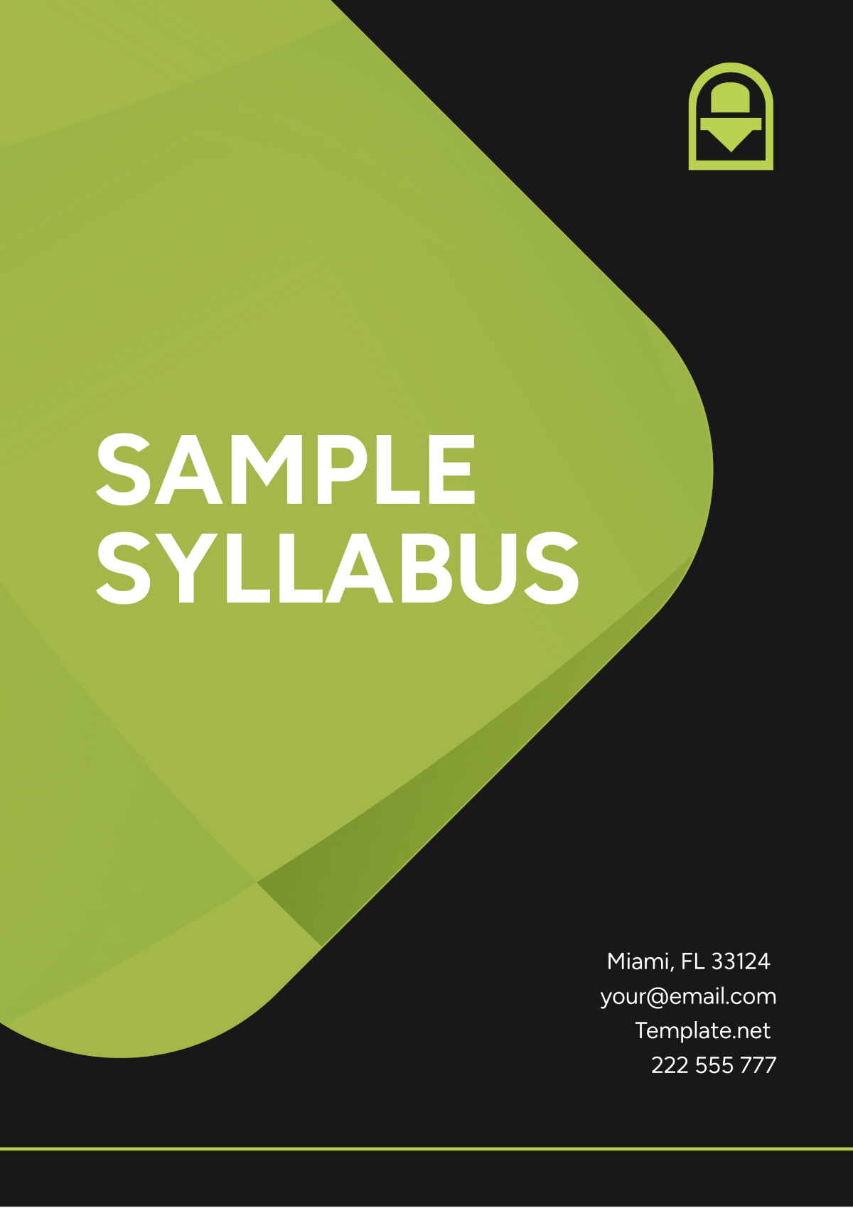 Sample Syllabus Template - Edit Online & Download