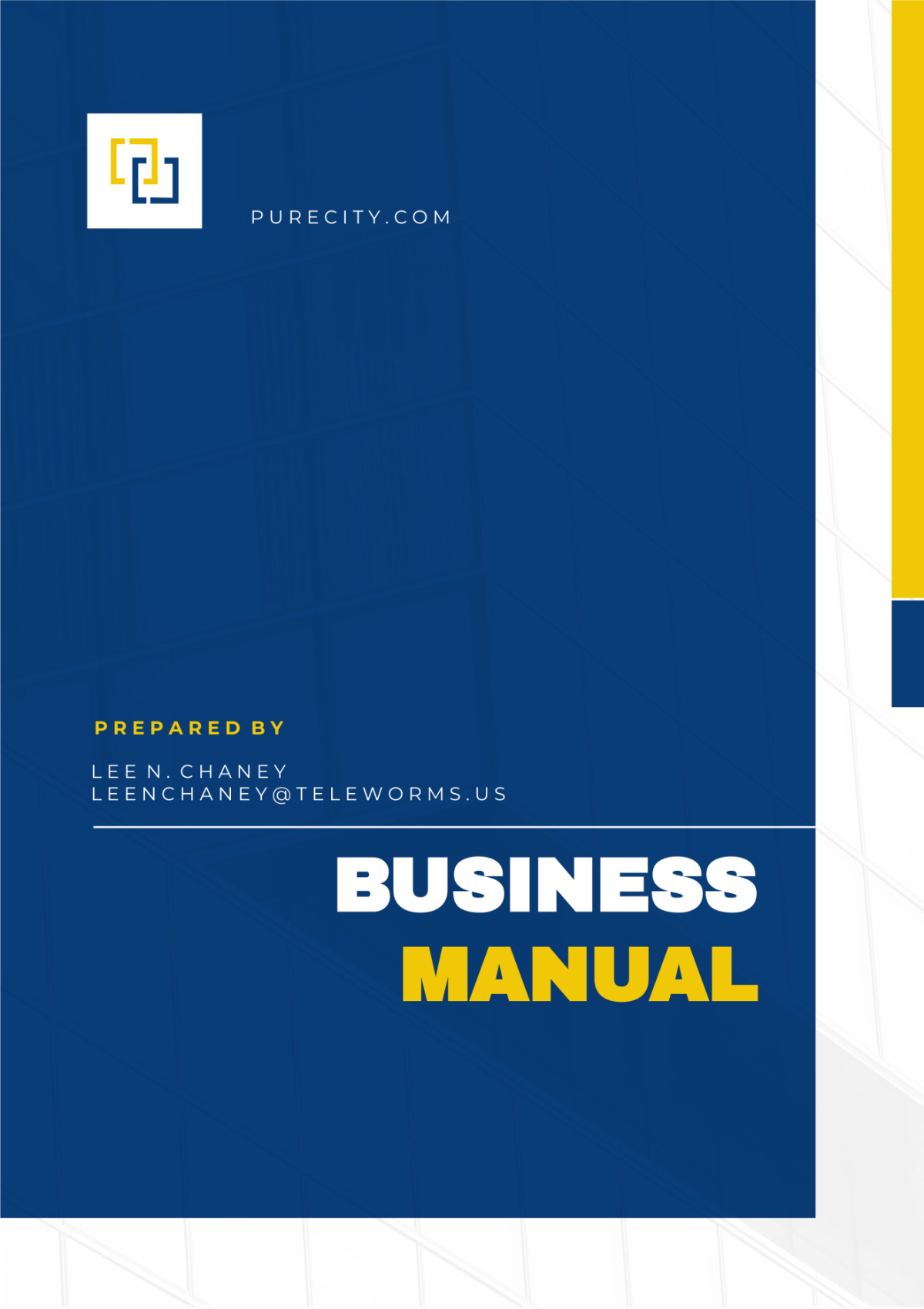 Business Manual Template - Edit Online & Download