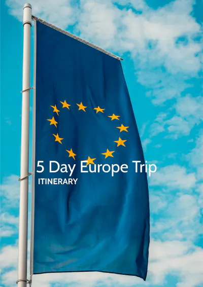 Free 5 Day Europe Trip Itinerary Template to Edit Online