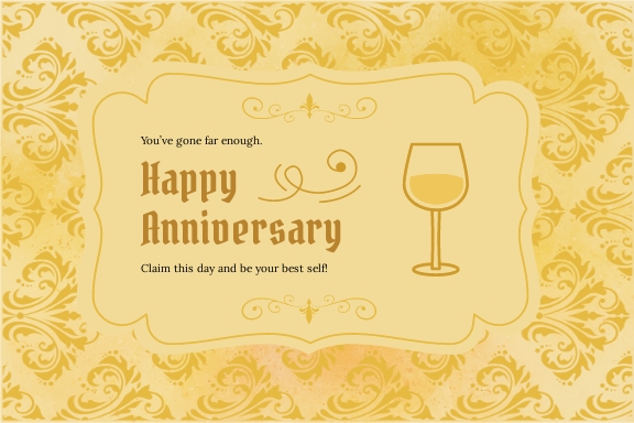 Happy Anniversary Card Template