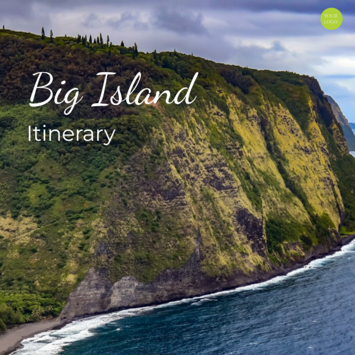 5 Day Big Island Itinerary Template - Edit Online & Download