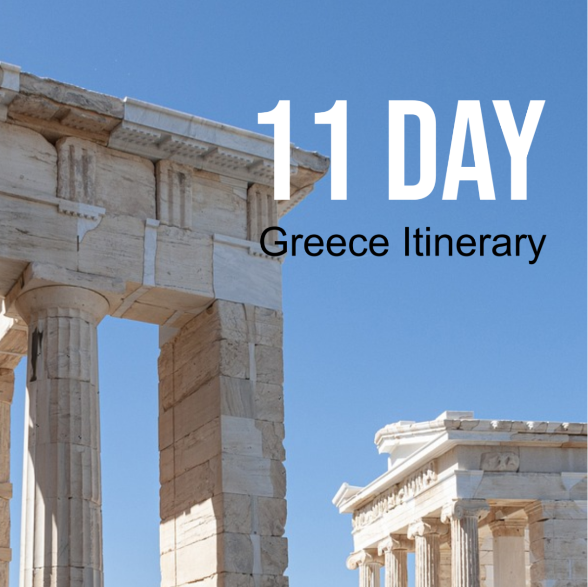 11 Day Greece Itinerary Template - Edit Online & Download