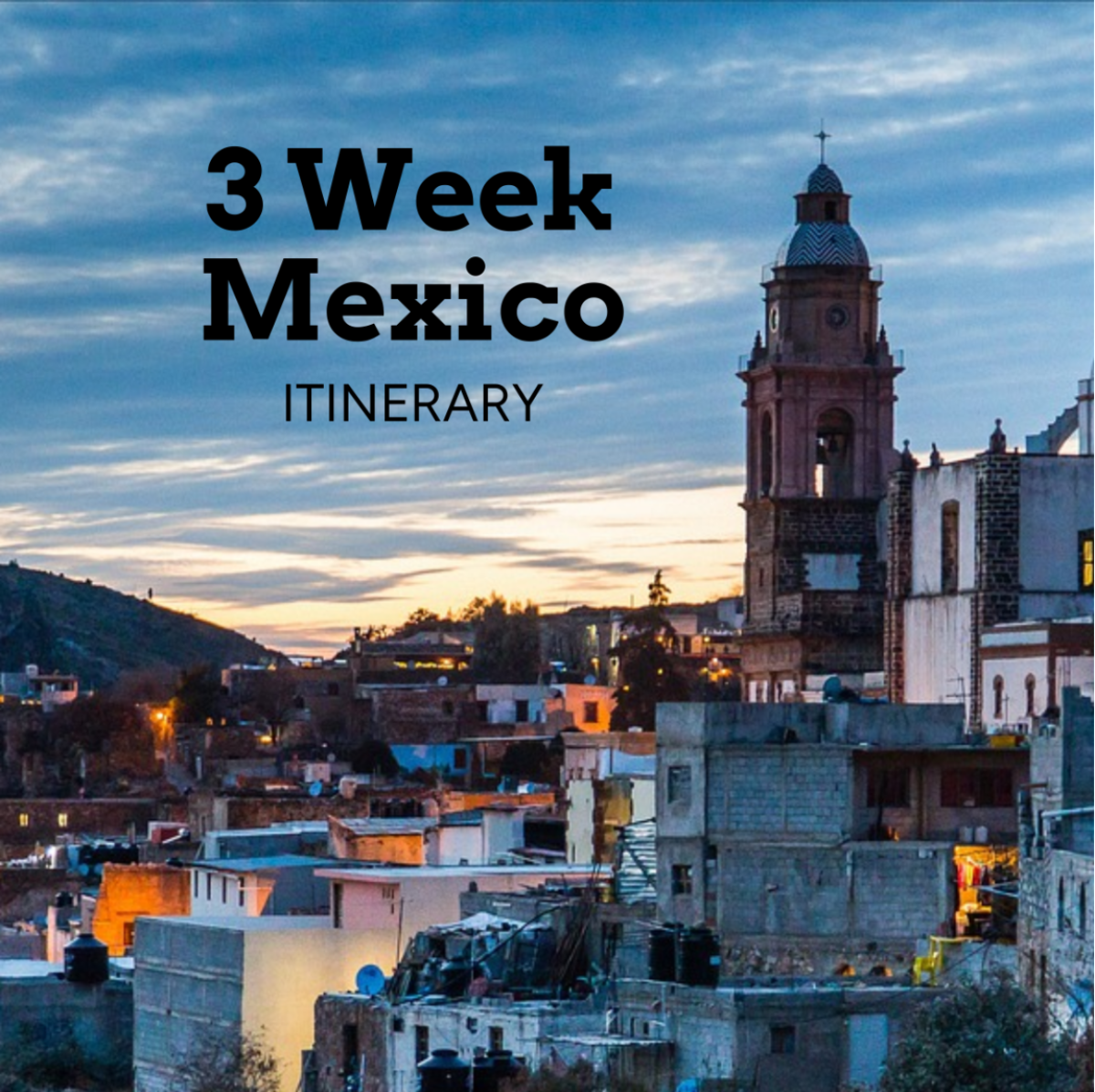 3 Week Mexico Itinerary Template - Edit Online & Download