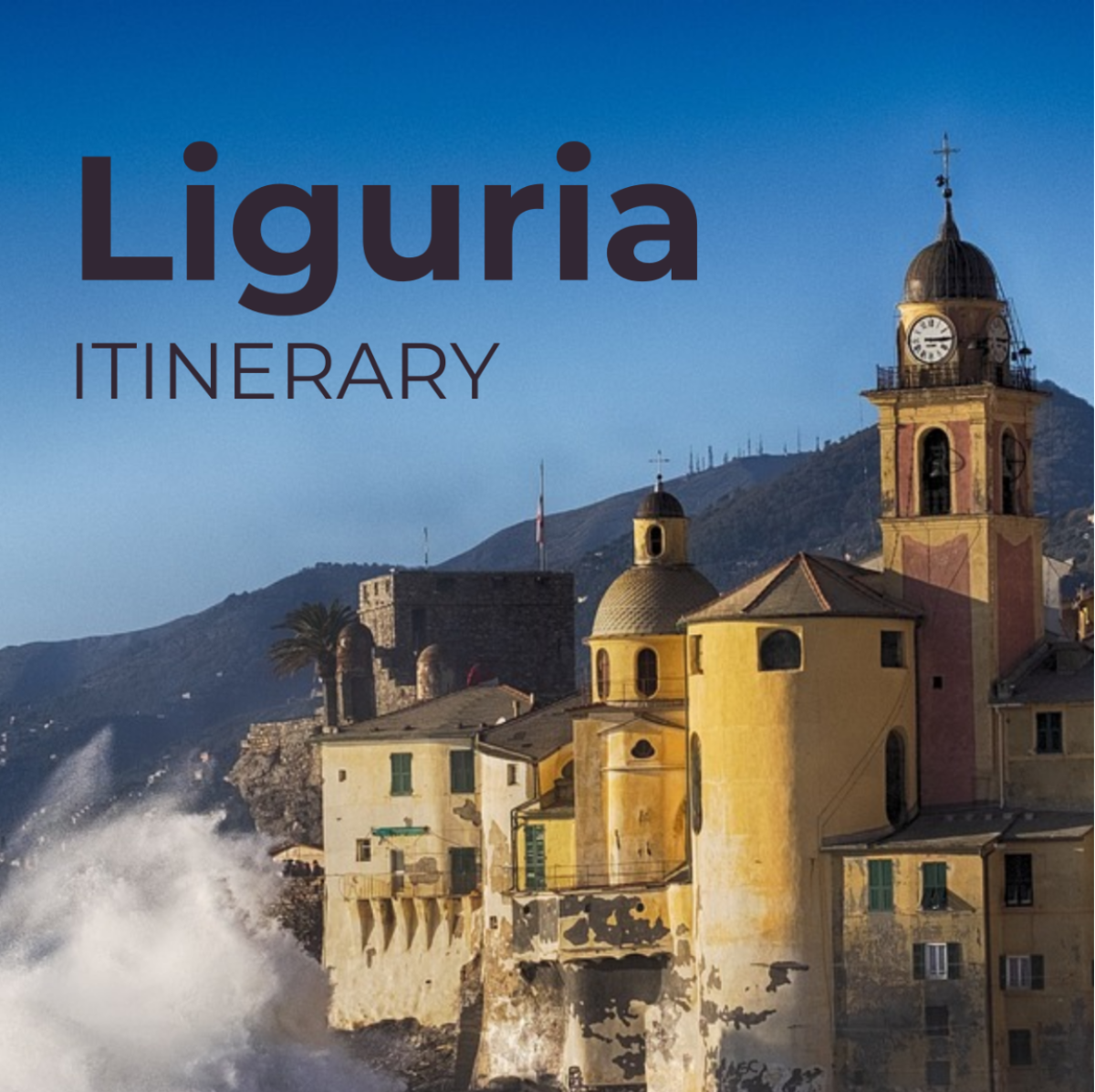 Liguria Itinerary Template - Edit Online & Download