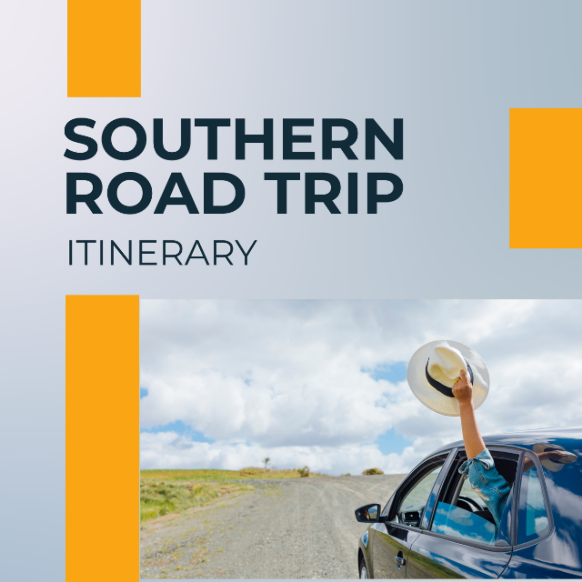 7 Day Southern Road Trip Itinerary Template - Edit Online & Download