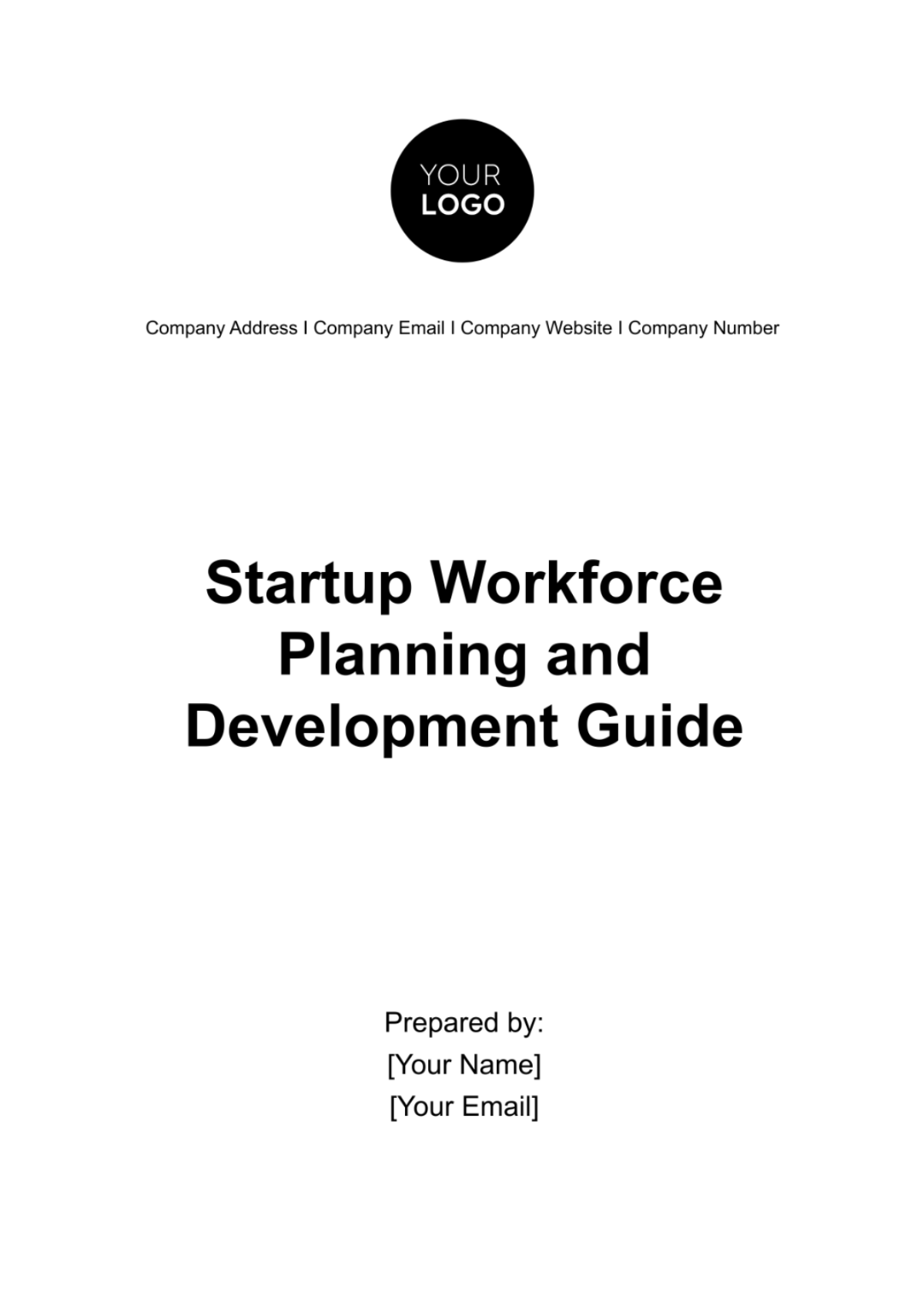 Startup Workforce Planning and Development Guide Template