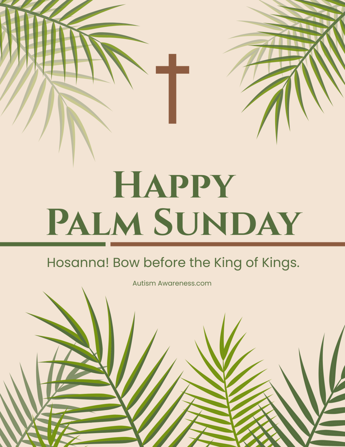 Palm Sunday Flyer Template - Edit Online & Download