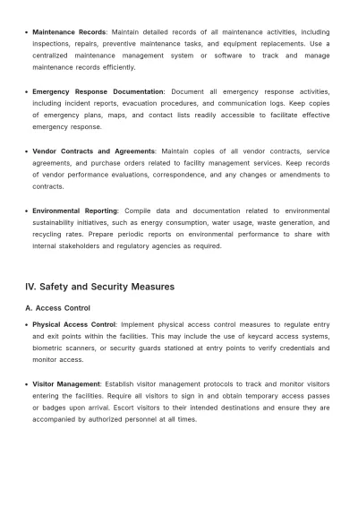 Free Startup Facilities Management Protocol Template to Edit Online
