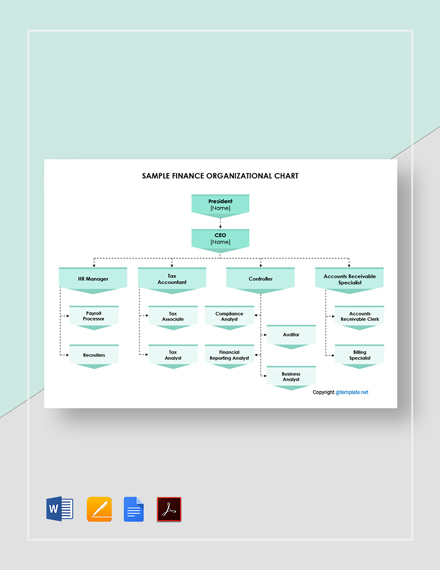 Download 16+ Finance Organizational Chart Templates - PDF | Word (DOC