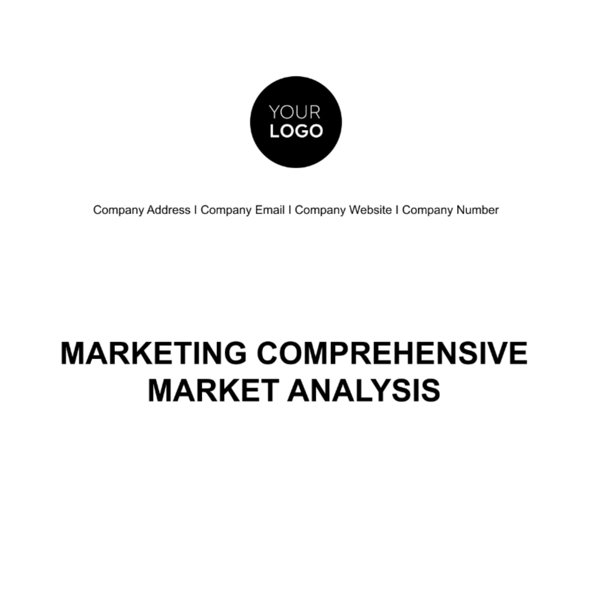 Marketing Comprehensive Market Analysis Template - Edit Online ...