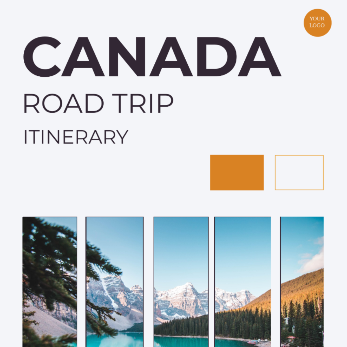 Canada Road Trip Itinerary Template - Edit Online & Download