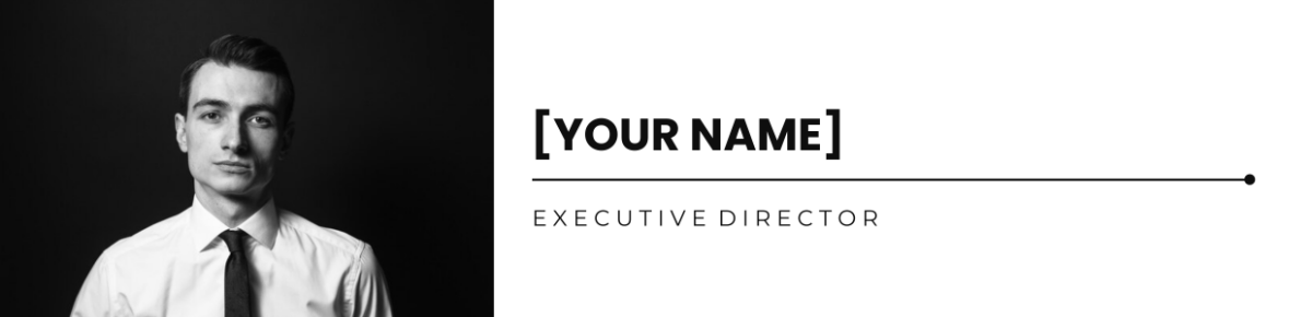 Executive Cover Letter Header