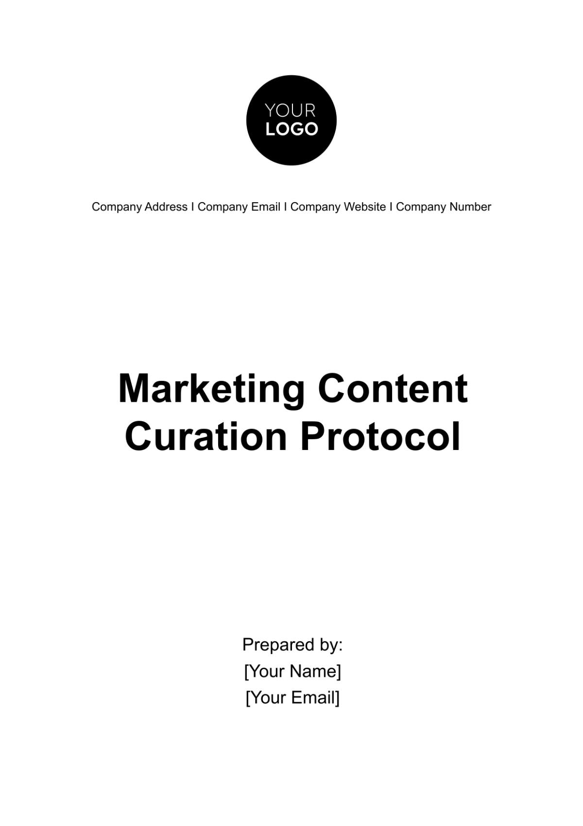 Marketing Content Curation Protocol Template - Edit Online & Download