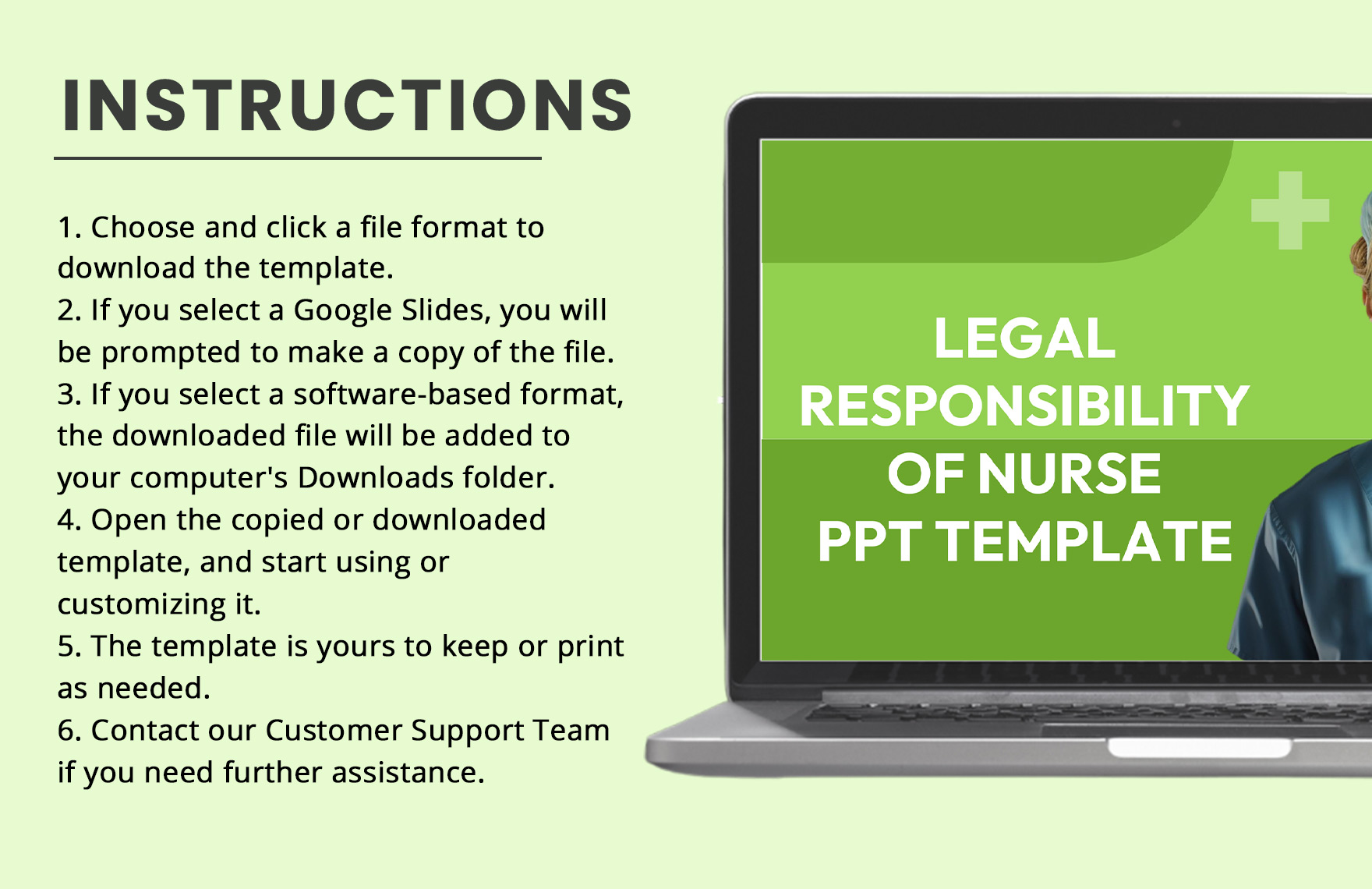 Legal Responsibility of Nurse PPT Template