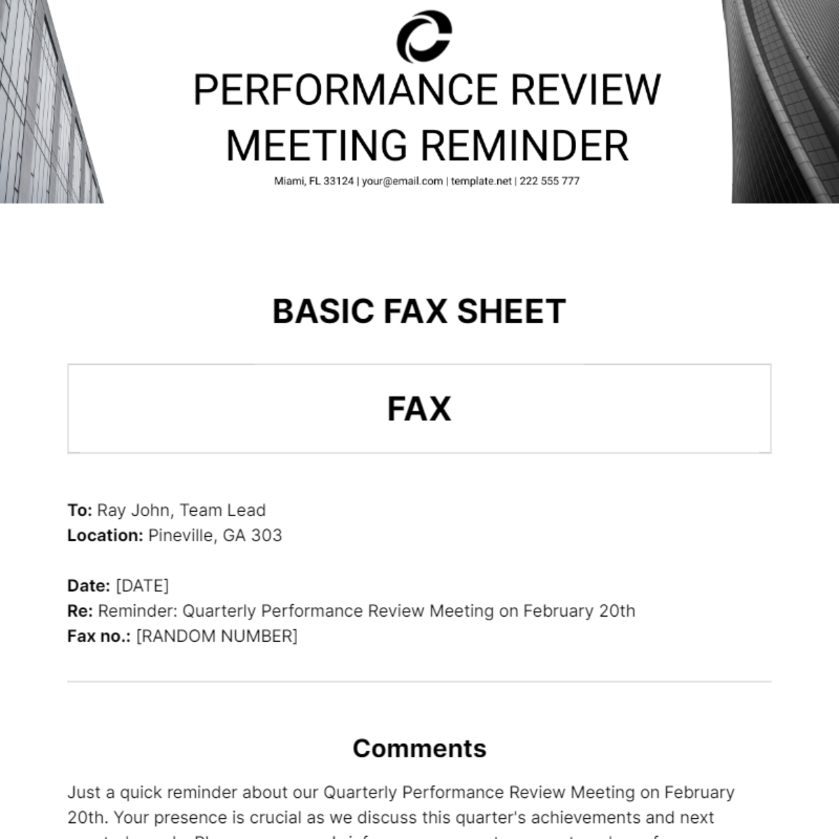 Basic Fax Sheet Template - Edit Online & Download