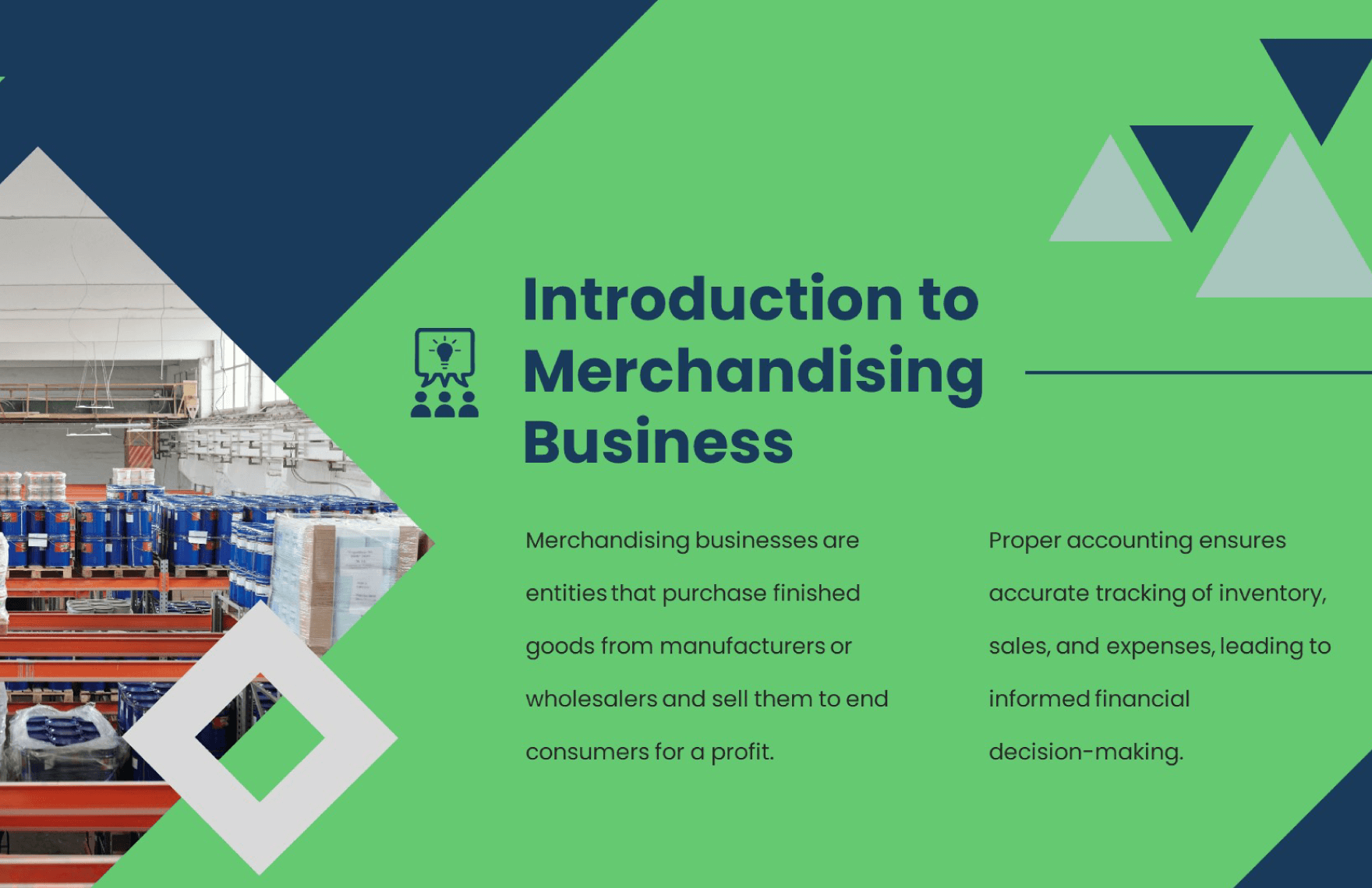Accounting for Merchandising Business PPT Template