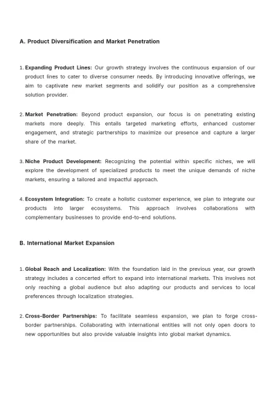 Free Startup Annual Operations Report Template to Edit Online