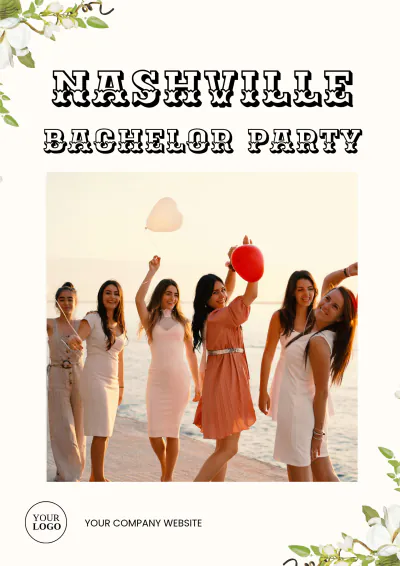 Free Nashville Bachelor Party Itinerary Template to Edit Online