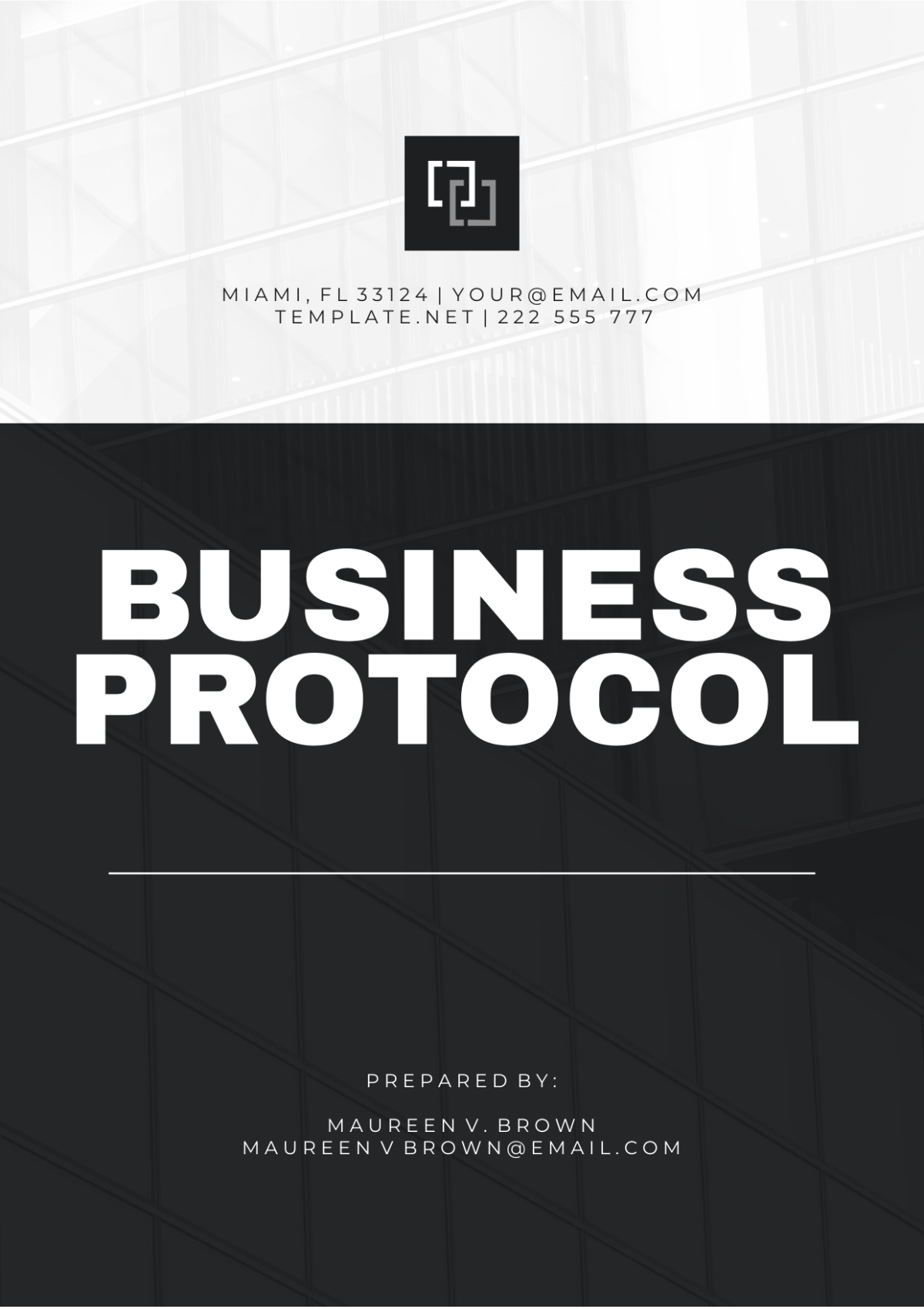 Business Protocol Template