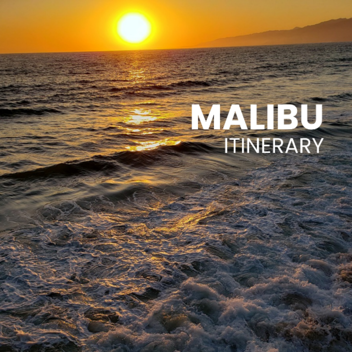 Malibu Itinerary Template - Edit Online & Download