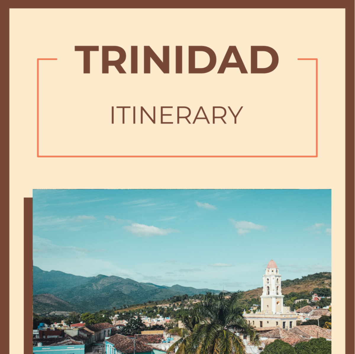 Trinidad Itinerary Template - Edit Online & Download